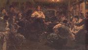Ilya Repin Vechornisty china oil painting reproduction